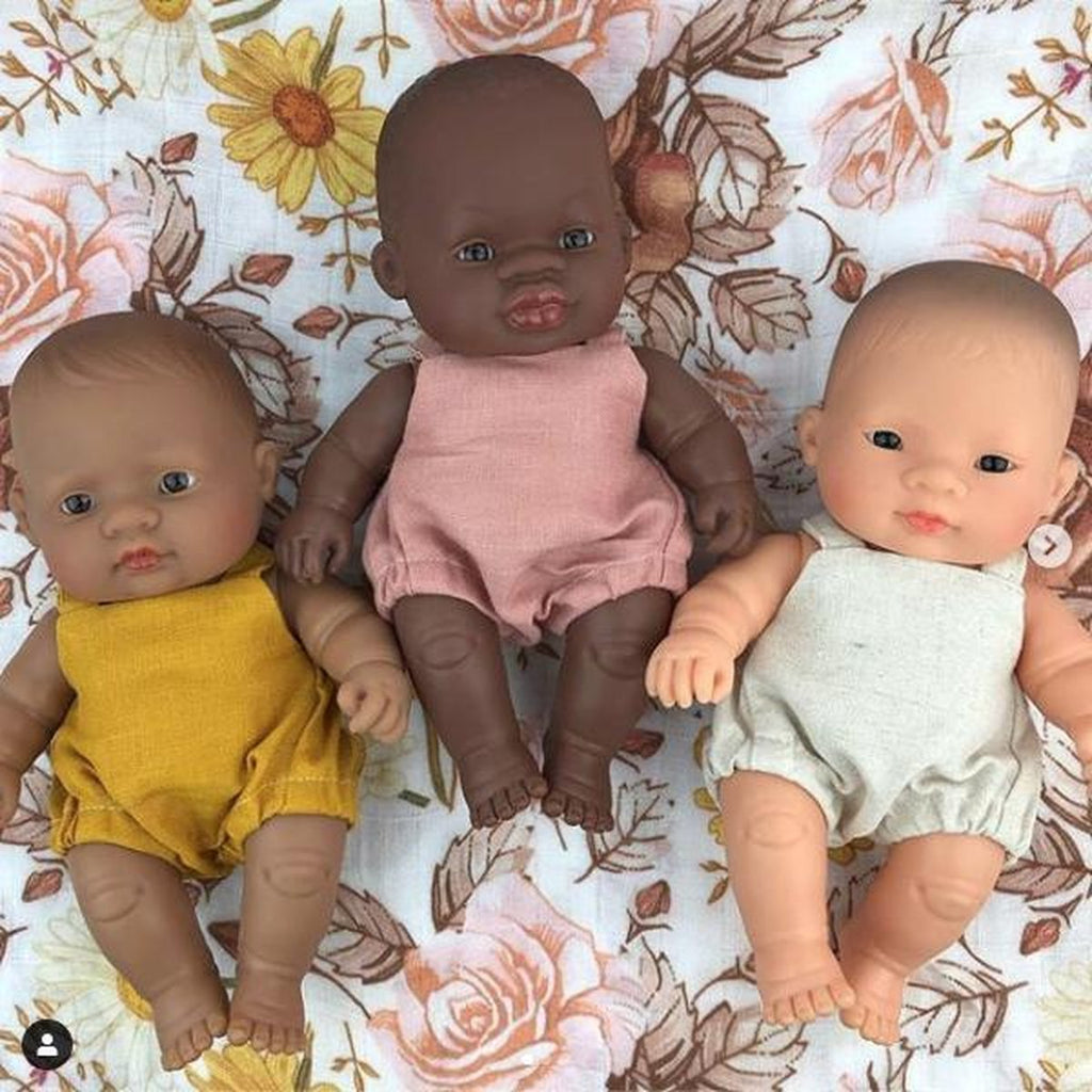 Miniland - Babypop Latijns Amerikaans Meisje (21 cm), Poppen, Miniland, Keekabuu