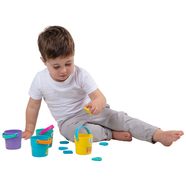 Playgro - Tel en Mix groente - Speel emmertjes, Activiteiten speelgoed, Playgro, Keekabuu