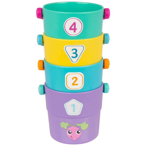 Playgro - Tel en Mix groente - Speel emmertjes, Activiteiten speelgoed, Playgro, Keekabuu