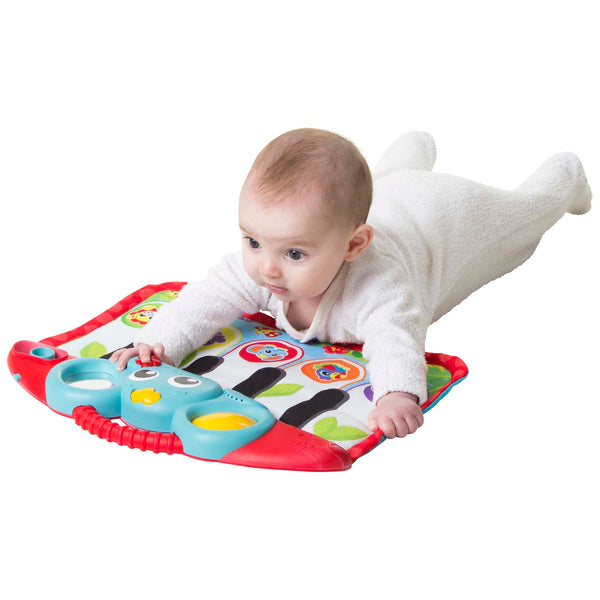 Playgro - Trappel en Speel Piano, Kinderwagen speelgoed, Playgro, Keekabuu