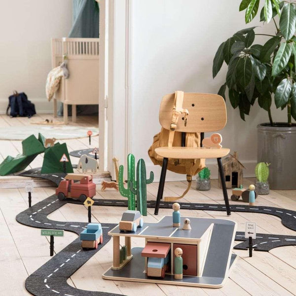 Sebra - Houten Speelgoed Garage, Houten speelgoed, Sebra, Keekabuu