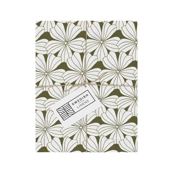 Swedish Linens - Kussensloop Flowers (50x75 cm), Kussenslopen, Swedish Linens, Keekabuu