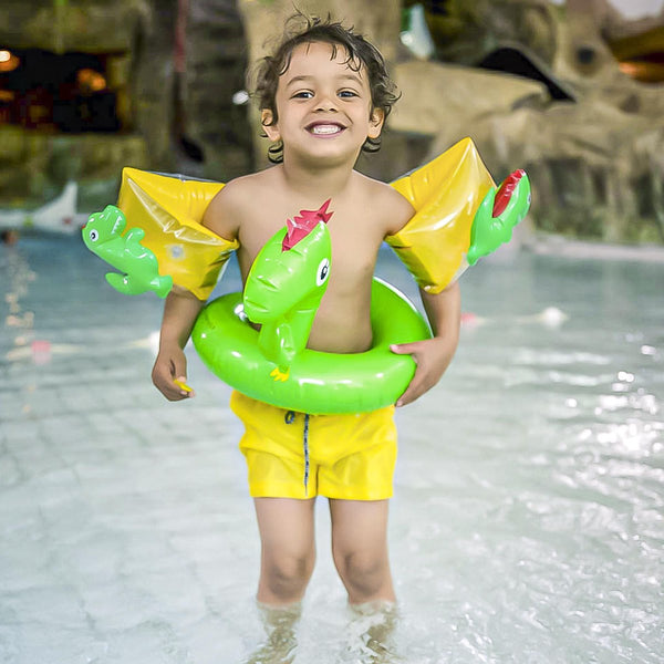 Swim Essentials  - Splitring Dinosaurus, Zwemband, Swim Essentials, Keekabuu