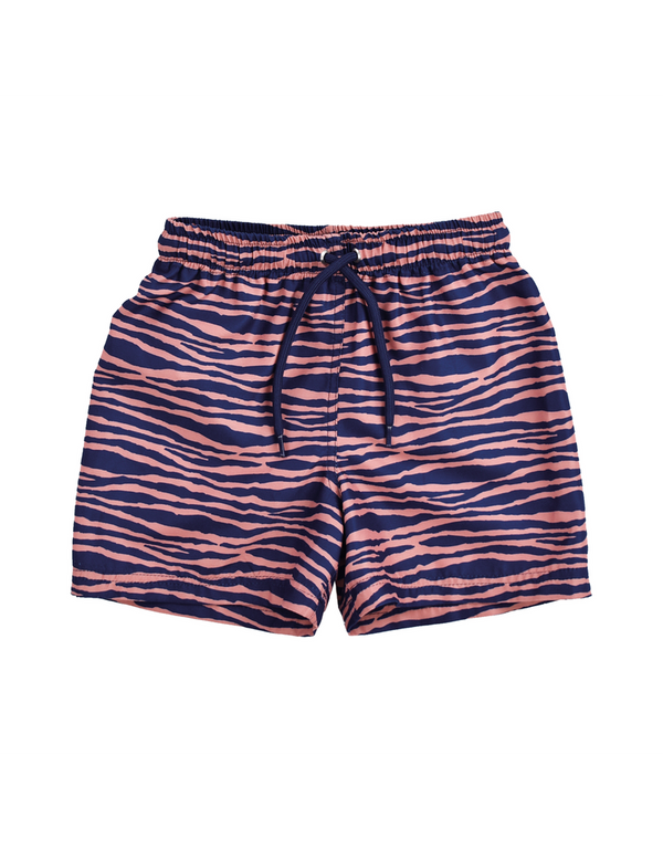 Swim Essentials - Zwembroek Jongens Blauw Oranje Zebra, Zwembroek, Swim Essentials, Keekabuu