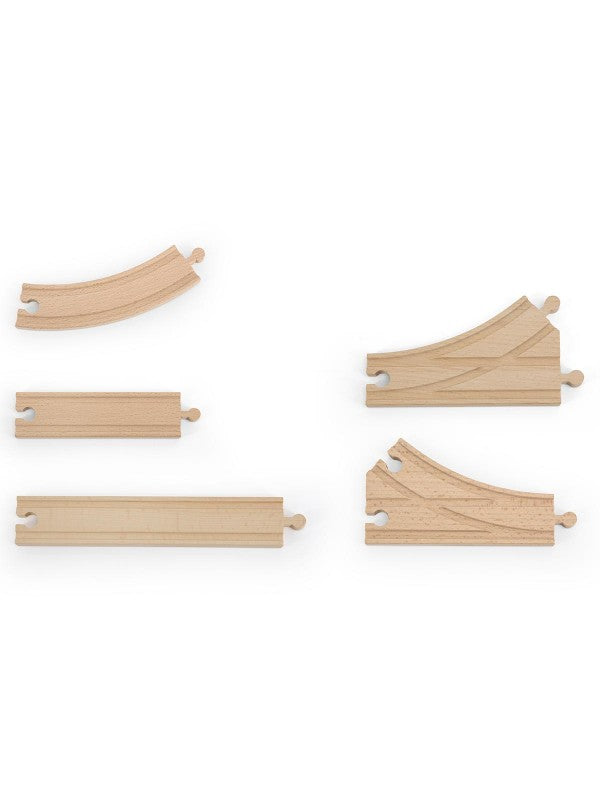 Tryco - Houten Treinset Rails Uitbreidingsset, Treinset, Tryco, Keekabuu