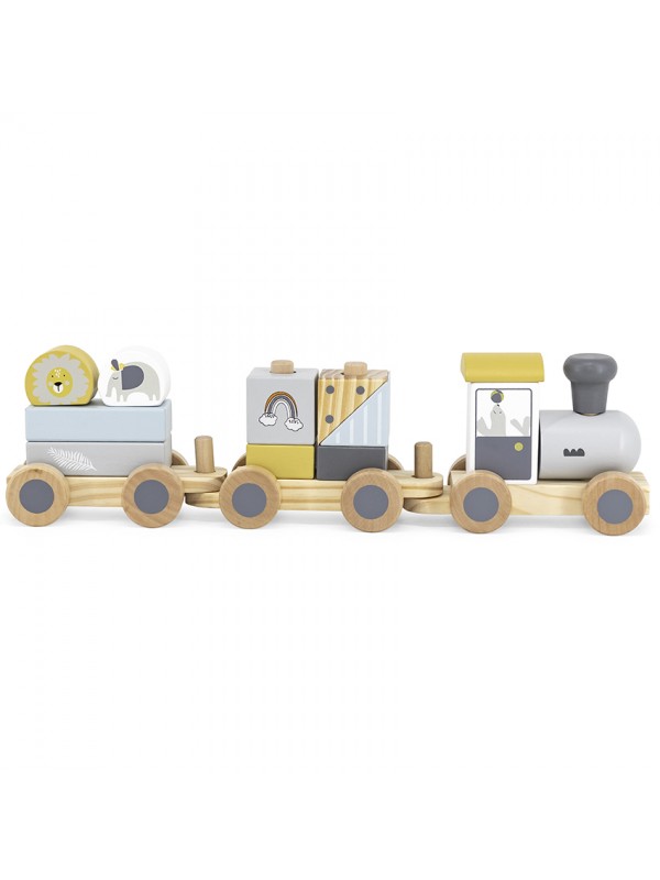 Tryco - Houten Trein, Houten speelgoed, Tryco, Keekabuu