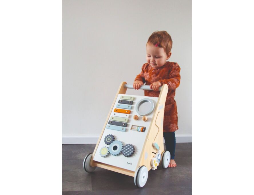 Tryco Wooden Activity Stroller
