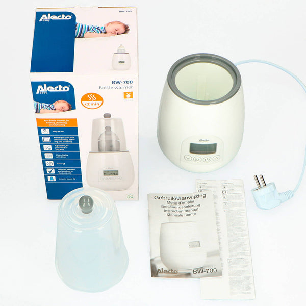 Alecto - BW-700 Flessenwarmer Digitaal | Wit, Flessenwarmers, Alecto, Keekabuu