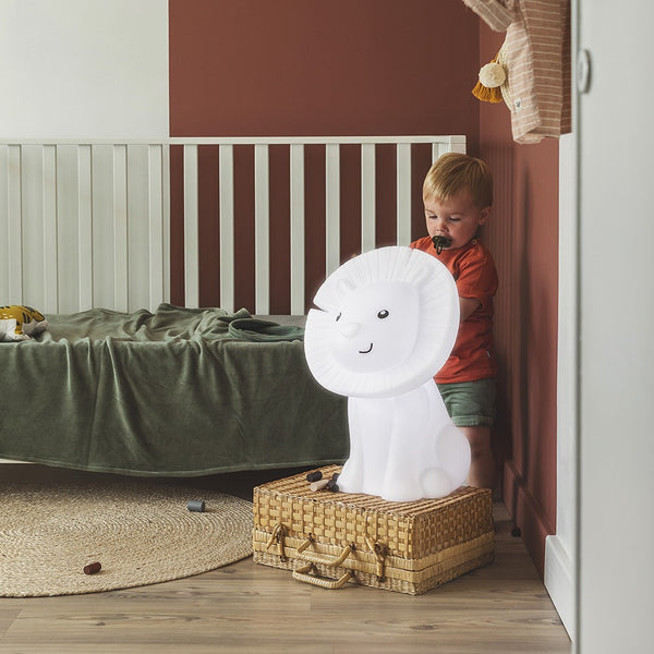 Atelier Pierre - Junior Hakuna Leeuw Xl Sfeerlamp En Speaker - Wit, Nachtlampen, Atelier Pierre, Keekabuu