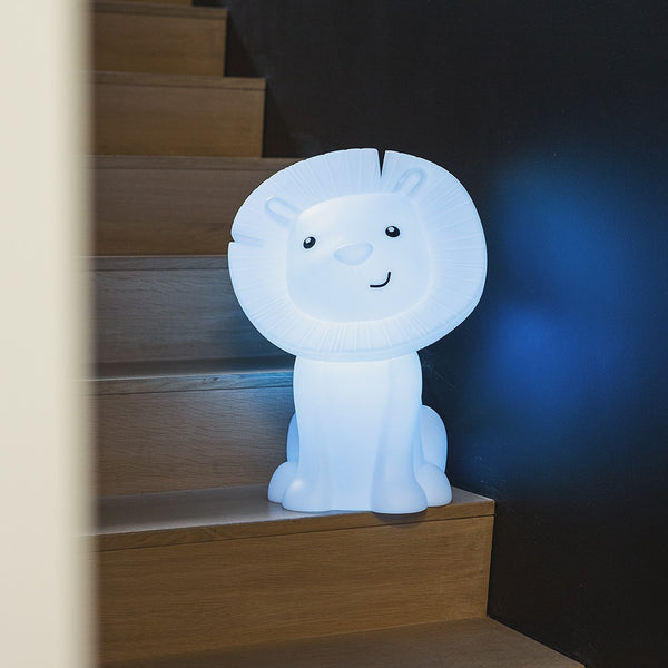 Atelier Pierre - Junior Hakuna Leeuw Xl Sfeerlamp En Speaker - Wit, Nachtlampen, Atelier Pierre, Keekabuu