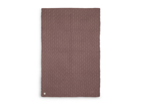 Jollein - Ledikantdeken Spring Knit/Coral Fleece, Dekens, Jollein, Keekabuu