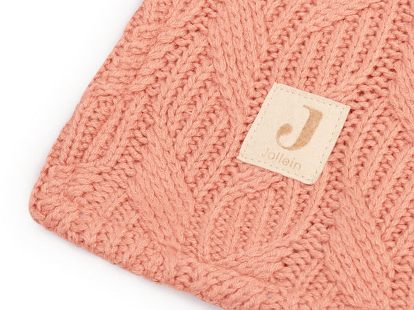 Jollein - Ledikantdeken Spring Knit/Coral Fleece, Dekens, Jollein, Keekabuu