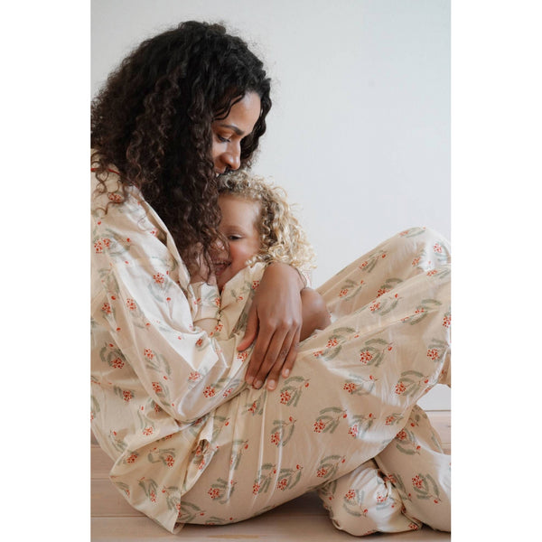 Konges Sløjd -  Nightingale Pyjama Christmas Vintage Rose Flower, Pyjama's, Konges Slojd, Keekabuu