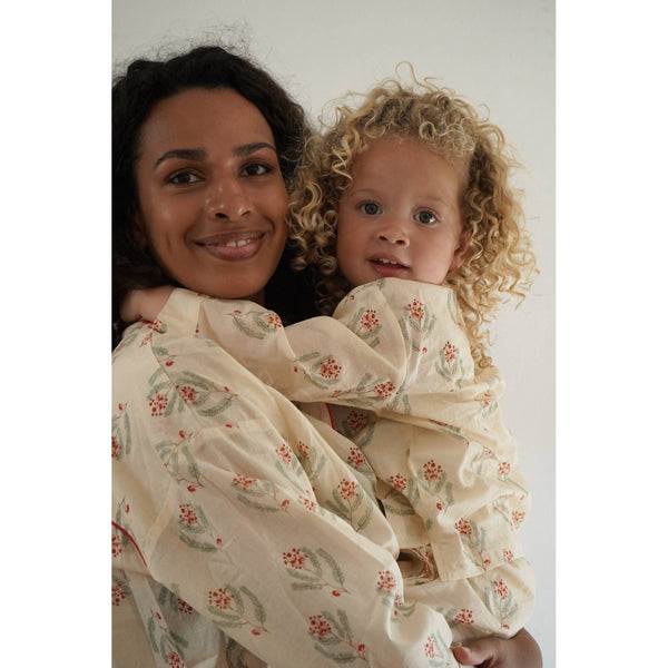 Konges Sløjd -  Nightingale Pyjama Christmas Vintage Rose Flower, Pyjama's, Konges Slojd, Keekabuu