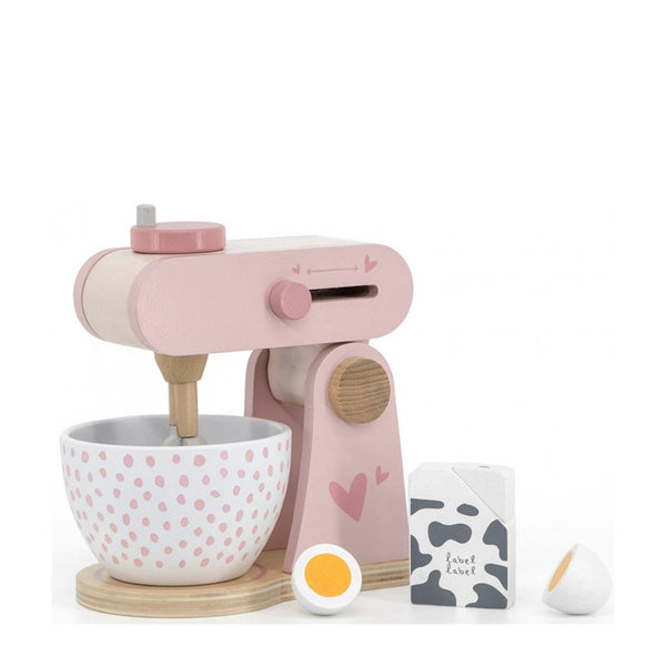 Label Label - Houten Keukenmixer Set - Keukenrobot, Houten speelgoed, Label Label, Keekabuu