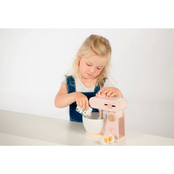 Label Label - Houten Keukenmixer Set - Keukenrobot, Houten speelgoed, Label Label, Keekabuu