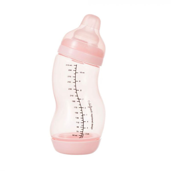 Difrax - S-fles Anti-Koliek BPA Vrij - Roze - 310 ml - Voeding