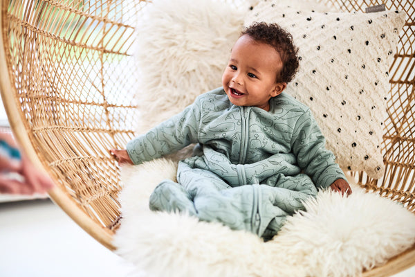 Jollein - Slaapzak 4 seizoenen - Whales Ash Green, Slaapzakken, Jollein, Keekabuu