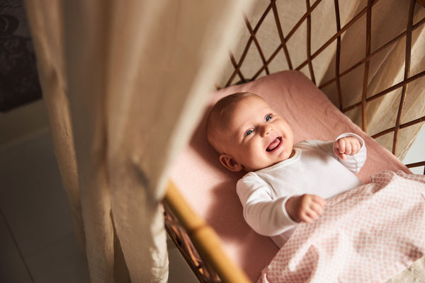 Jollein - Wieg Hoeslaken Jersey | Pale Pink, Hoeslakens, Jollein, Keekabuu