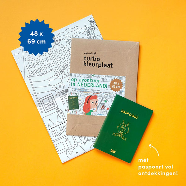 Makii - Turbo Kleurplaat Nederland, Kleurplaten & stickers, Makii, Keekabuu