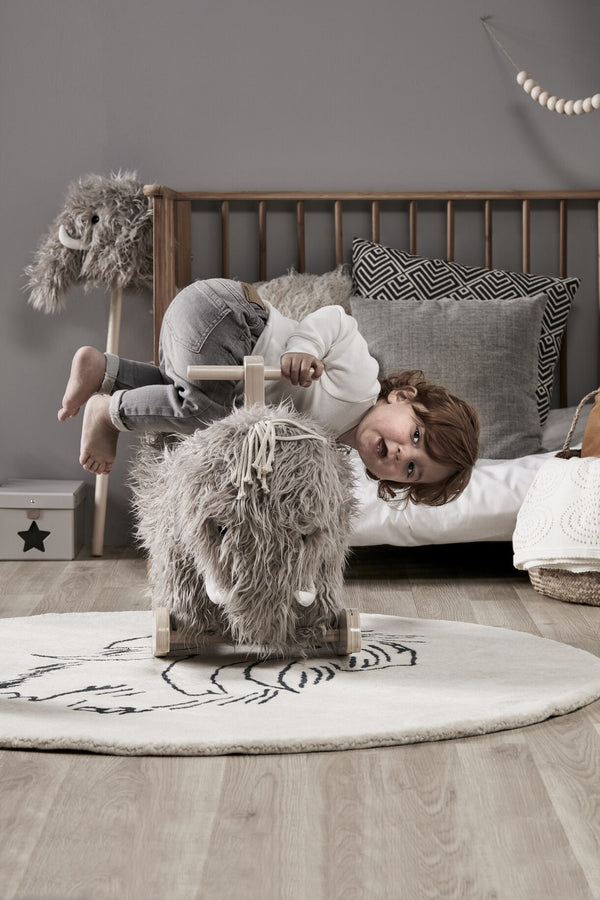 Kids Concept - Schommeldier - Hobbelende Mammoet, Houten speelgoed, Kid's Concept, Keekabuu