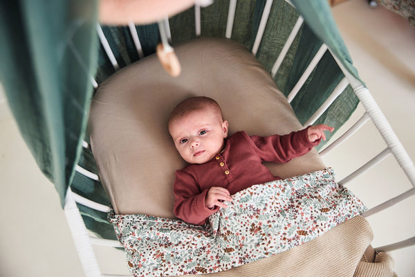 Jollein Wieg Hoeslaken Jersey | Nougat, Hoeslakens, Jollein, Keekabuu