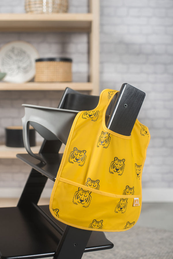 Jollein - Slabbetje Waterproof Tiger | Mustard, Slabbetjes, Jollein, Keekabuu