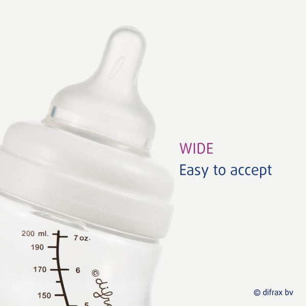 Difrax - S-fles Anti-Koliek BPA Vrij - Roze - 310 ml - Voeding