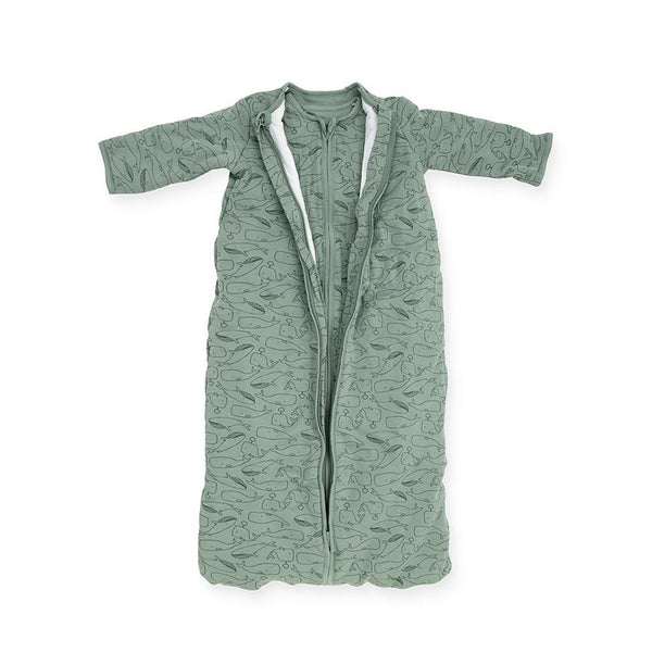 Jollein - Slaapzak 4 seizoenen - Whales Ash Green, Slaapzakken, Jollein, Keekabuu