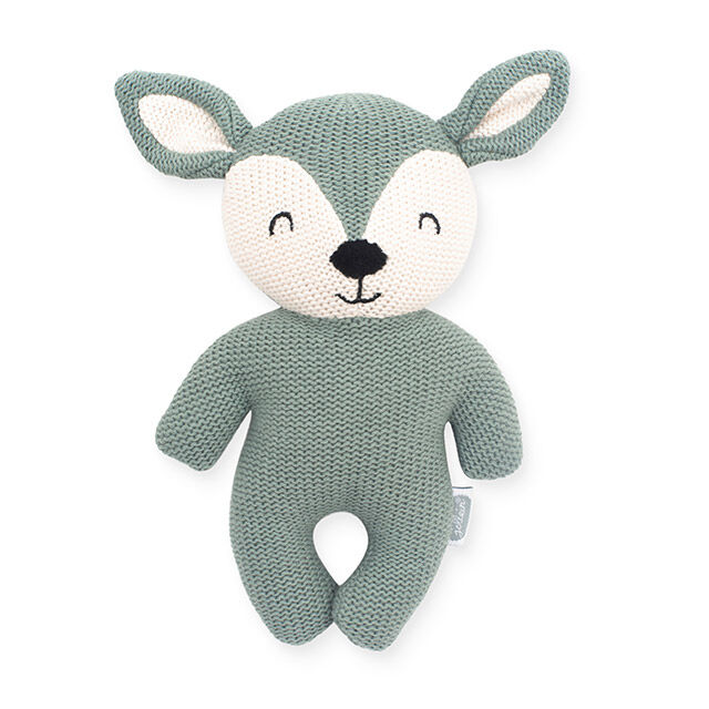 Jollein Câlin De Cerf Rose - Attache Tétine | Doudou Sécurité | Lavable | Cadeau Naissance