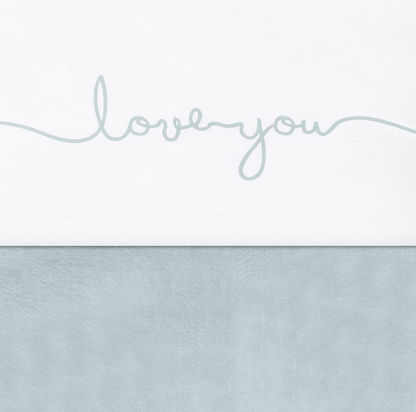 Jollein - Love You Wieglaken | Stone Green, Lakens, Jollein, Keekabuu