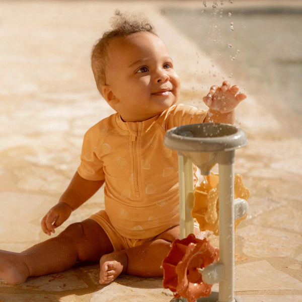 Little Dutch - Short de bain - Seashells - Sunny Yellow