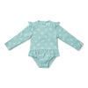 Little Dutch - Badpak met lange mouwen  - Surf Blue, Zwemkleding, Little Dutch, Keekabuu
