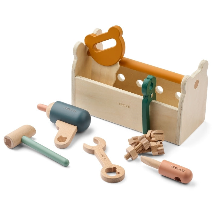 Liewood - Luigi - Gereedschapskist, Houten speelgoed, Liewood, Keekabuu