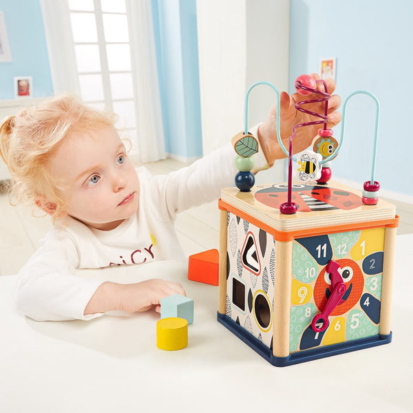 Topbright Wooden Activity Cube