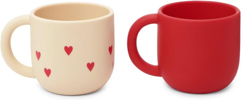 Konges Slojd - Set van 2 Siliconen Kindermokken, Drinkbekers, Konges Slojd, Keekabuu