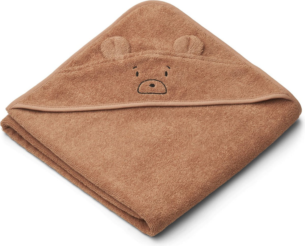 Liewood - Augusta Badcape - 100x100 cm - Mr Bear Tuscany Rose - Keekabuu