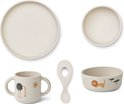 Liewood -  Siliconen  Kinderservies Vivi, Servies en bestek, Liewood, Keekabuu
