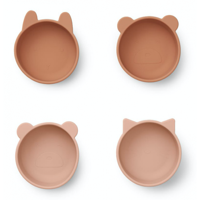 Liewood - Siliconen Kinderkommen Iggy  (4-delig), Kommen, Liewood, Keekabuu