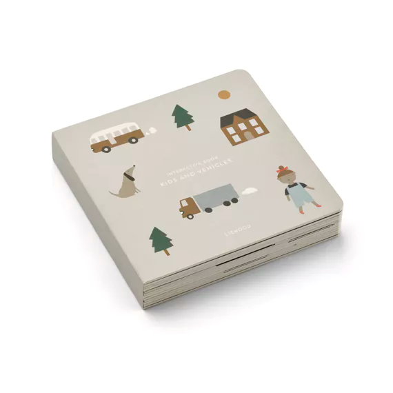 Liewood - Interactief Boek - Maitland - Vehicles Downtown Mix, Babyboeken, Liewood, Keekabuu