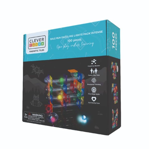 Cleverclixx - Ball Run Dazzling Lights Pack Intense, Activiteiten speelgoed, Cleverclixx, Keekabuu