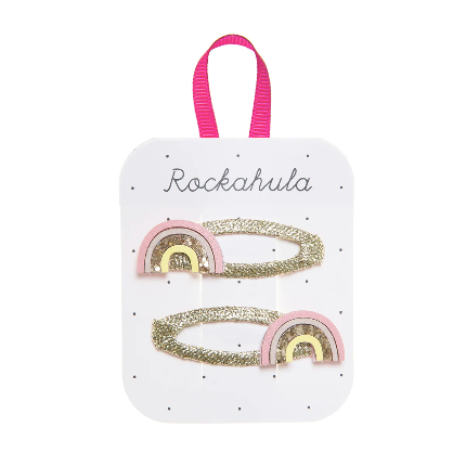Rockahula - Haarclipjes Magical Rainbow - Set van 2, Haaraccessoires, Rockahula, Keekabuu