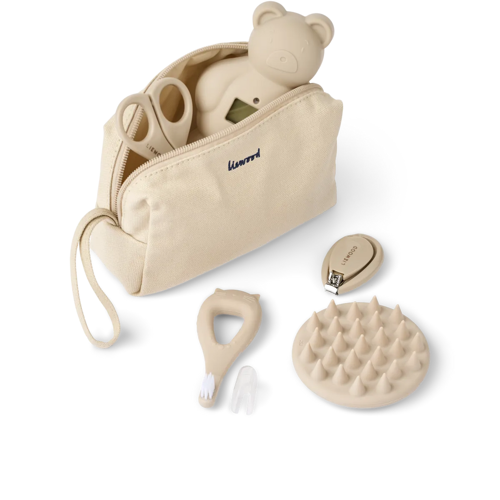 Liewood - Complete Verzorgingsset - Calista - Sandy, Verzorgingsaccessoires, Liewood, Keekabuu