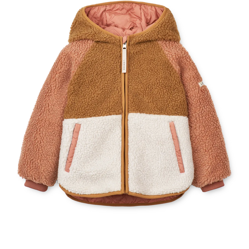 Liewood - Thermal jacket Jackson - Double sided - Army Brown Multi Mix (size 134) (copy)