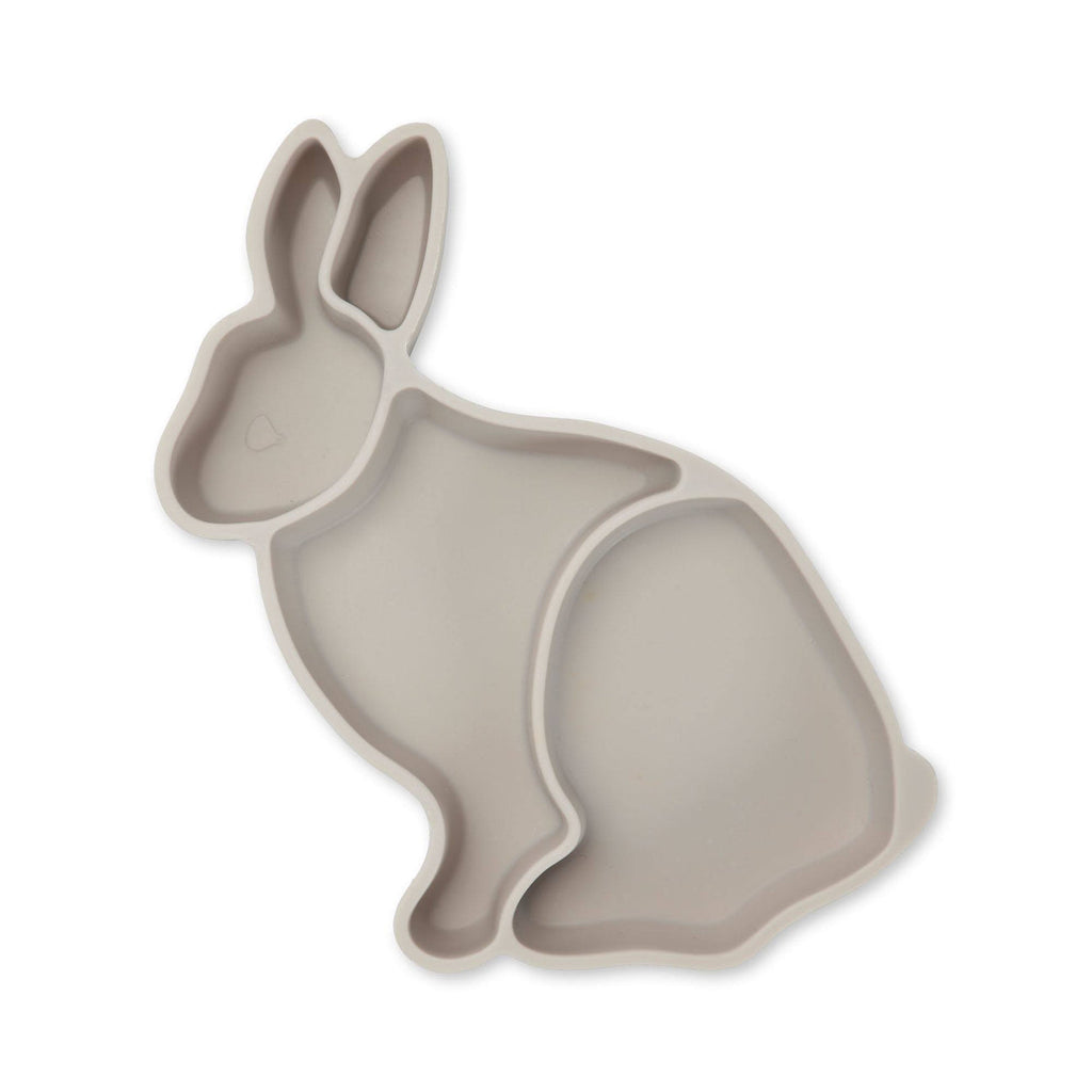 Konges Slojd - Siliconen Vakjes Bord Konijn, Borden, Konges Slojd, Keekabuu