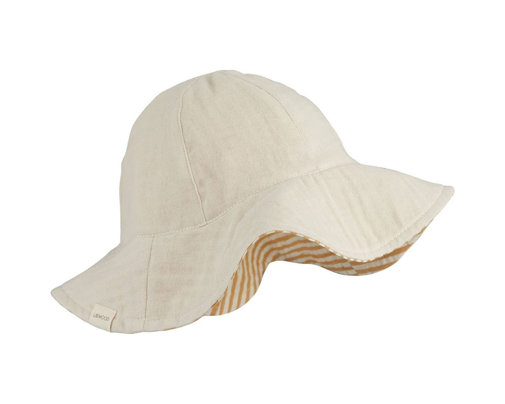 Liewood - Cady Zonnehoedje Sandy - Dubbelzijdig Draagbaar, Zonnehoedjes, Liewood, Keekabuu