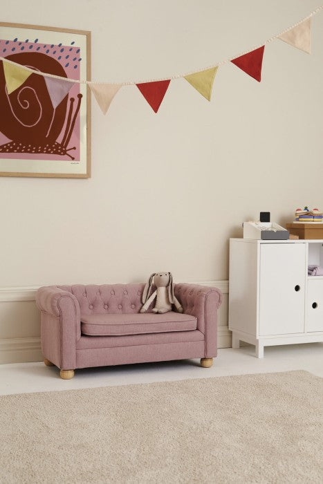 Kids Concept - Kindersofa Beige Chesterfield aus 2 Jahren