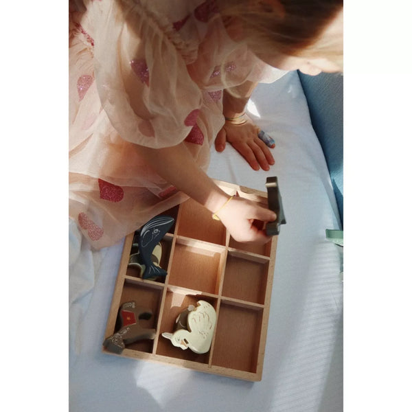 Konges Slojd - Houten mini dieren spel - Multi, Houten speelgoed, Konges Slojd, Keekabuu