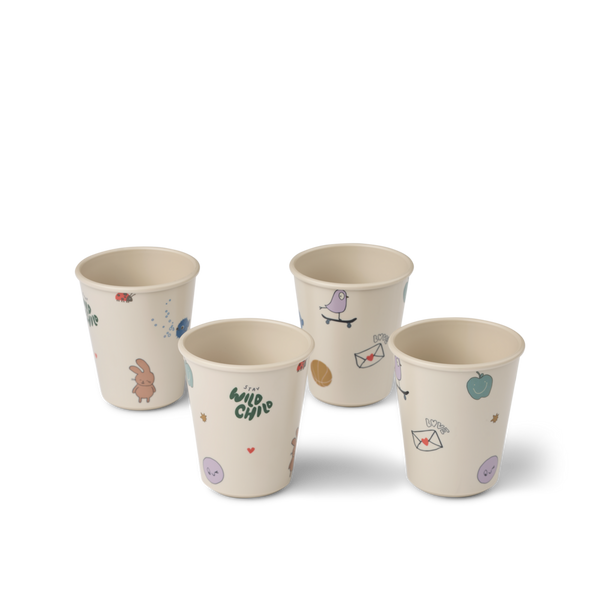 Liewood - Kinderbekers Lana (set van 4 stuks)