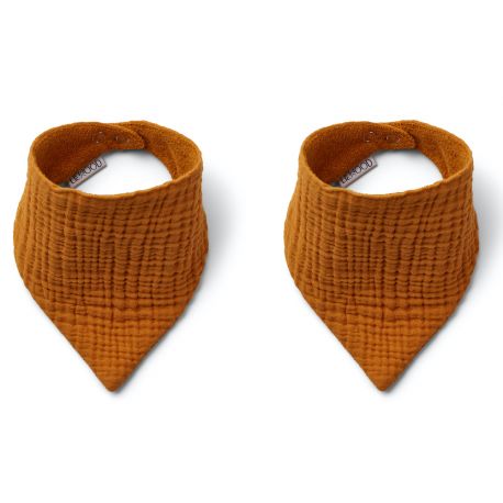 Liewood -  Andrea Slab van Biologisch Katoen (set van 2), Slabbetjes, Liewood, Keekabuu